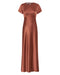 SATIN BIAS MAXI TEE DRESS | SPICE - THIRD FORM