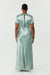 SATIN BIAS MAXI TEE DRESS | WAVE - THIRD FORM