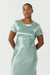 SATIN BIAS MAXI TEE DRESS | WAVE - THIRD FORM