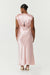 SATIN CROSS OVER GATHER DRESS | FAIRY FLOSS - THIRD FORM