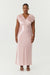 SATIN CROSS OVER GATHER DRESS | FAIRY FLOSS - THIRD FORM