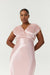 SATIN CROSS OVER GATHER DRESS | FAIRY FLOSS - THIRD FORM