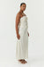 SATIN DRAPE BUSTIER | BUTTERCREAM - THIRD FORM