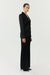 THIRD FORM SATIN FLARE TROUSER | BLACK