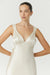 SATIN GATHER BRA BIAS SLIP | BUTTERCREAM - THIRD FORM