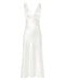 SATIN GATHER BRA BIAS SLIP | POWDER WHITE - THIRD FORM
