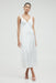 SATIN GATHER BRA BIAS SLIP | POWDER WHITE - THIRD FORM