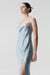 THIRD FORM SATIN SPLIT SLIP MAXI DRESS | WAVE