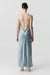 THIRD FORM SATIN SPLIT SLIP MAXI DRESS | WAVE