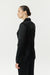 THIRD FORM SATIN TAILORED BLAZER | BLACK