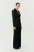 THIRD FORM SATIN TAILORED BLAZER | BLACK