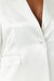 THIRD FORM SATIN TAILORED BLAZER | POWDER WHITE