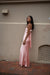 THIRD FORM SATIN TIE BACK STRAPLESS MAXI | FAIRY FLOSS