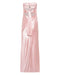 THIRD FORM SATIN TIE BACK STRAPLESS MAXI | FAIRY FLOSS