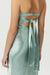 SATIN TIE BACK STRAPLESS MAXI | WAVE - THIRD FORM