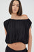 SERAPHIC DRAPE TOP | BLACK - THIRD FORM