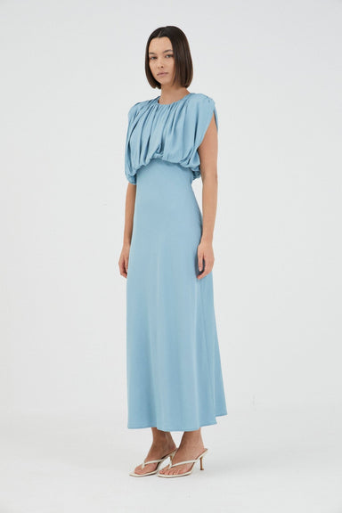 SERAPHIC MIDI DRESS | AQUATIC - THIRD FORM