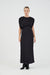 SERAPHIC MIDI DRESS | BLACK - THIRD FORM