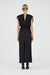 SERAPHIC MIDI DRESS | BLACK - THIRD FORM