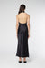 THIRD FORM SERENADE LACE HALTER MAXI | BLACK