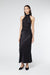 THIRD FORM SERENADE LACE HALTER MAXI | BLACK