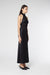 THIRD FORM SERENADE LACE HALTER MAXI | BLACK