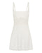 SERENADE LACE MINI DRESS | GARDENIA - THIRD FORM