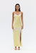 SEVIN LACE TRIM SLIP DRESS | LEMON - THIRD FORM