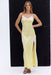 SEVIN LACE TRIM SLIP DRESS | LEMON - THIRD FORM