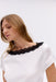 SEVIN LACE TRIM TEE DRESS | IVORY - THIRD FORM