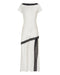 SEVIN LACE TRIM TEE DRESS | IVORY - THIRD FORM