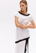 SEVIN LACE TRIM TEE DRESS | IVORY - THIRD FORM