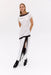 SEVIN LACE TRIM TEE DRESS | IVORY - THIRD FORM