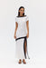 SEVIN LACE TRIM TEE DRESS | IVORY - THIRD FORM