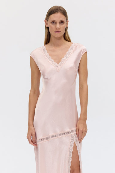 SEVIN LACE TRIM V NECK DRESS | BELLINI - THIRD FORM