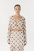 SHEER MOTION BLOUSE | LINEAR BLOOM - THIRD FORM