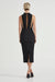 SKIPPING STONE MIDI DRESS | BLACK - THIRD FORM