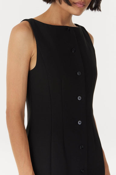 SKYLINE TAILORED MINI DRESS | BLACK - THIRD FORM