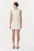 SKYLINE TAILORED MINI DRESS | WARM WHITE - THIRD FORM