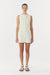 SKYLINE TAILORED MINI DRESS | WARM WHITE - THIRD FORM