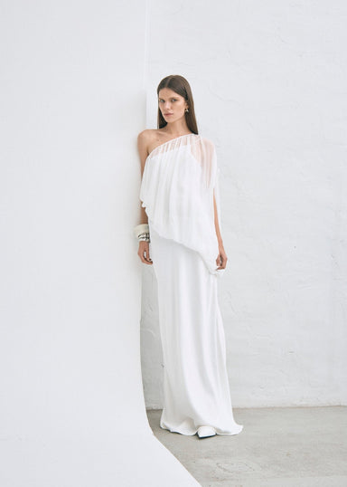 SOLSTICE ONE SHOULDER FLOOR LENGTH | CLOUD - THIRD FORM
