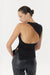STIRLING TWIST ASYMMETRIC BODICE | BLACK - THIRD FORM