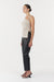 STIRLING TWIST ASYMMETRIC BODICE | OYSTER GREY - THIRD FORM
