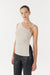 STIRLING TWIST ASYMMETRIC BODICE | OYSTER GREY - THIRD FORM
