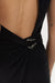 THIRD FORM STIRLING TWIST ASYMMETRIC MAXI DRESS | BLACK