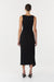 THIRD FORM STIRLING TWIST CROSS OVER MIDI DRESS | BLACK