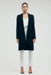 THIRD FORM STRAIGHT FORWARD WOOLEN BLAZER | BLACK