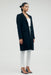 THIRD FORM STRAIGHT FORWARD WOOLEN BLAZER | BLACK