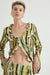 THIRD FORM STROKE FRILL BLOUSE | BRUSH STROKE