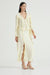 THIRD FORM STROKE FRILL BLOUSE | LIMONCELLO